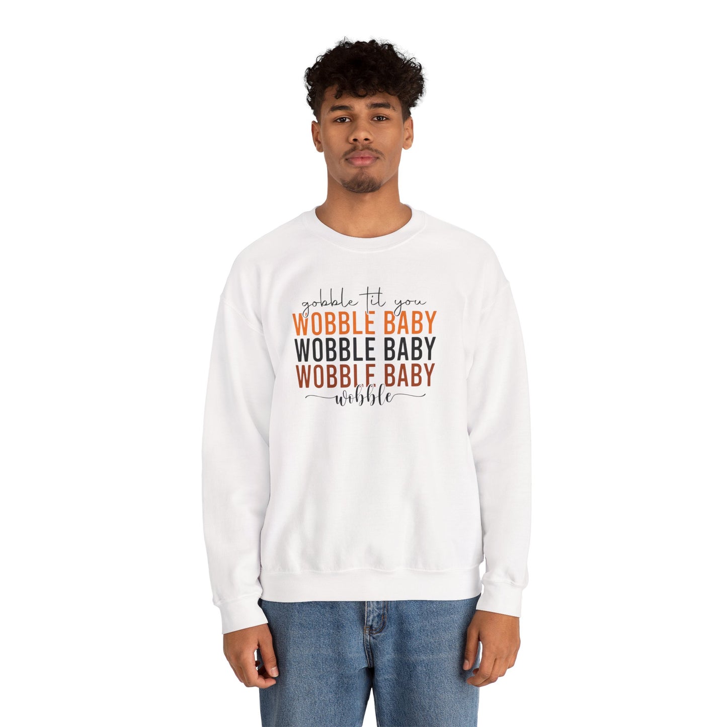 Wobble Baby Crewneck Sweatshirt - Unisex Heavy Blend™