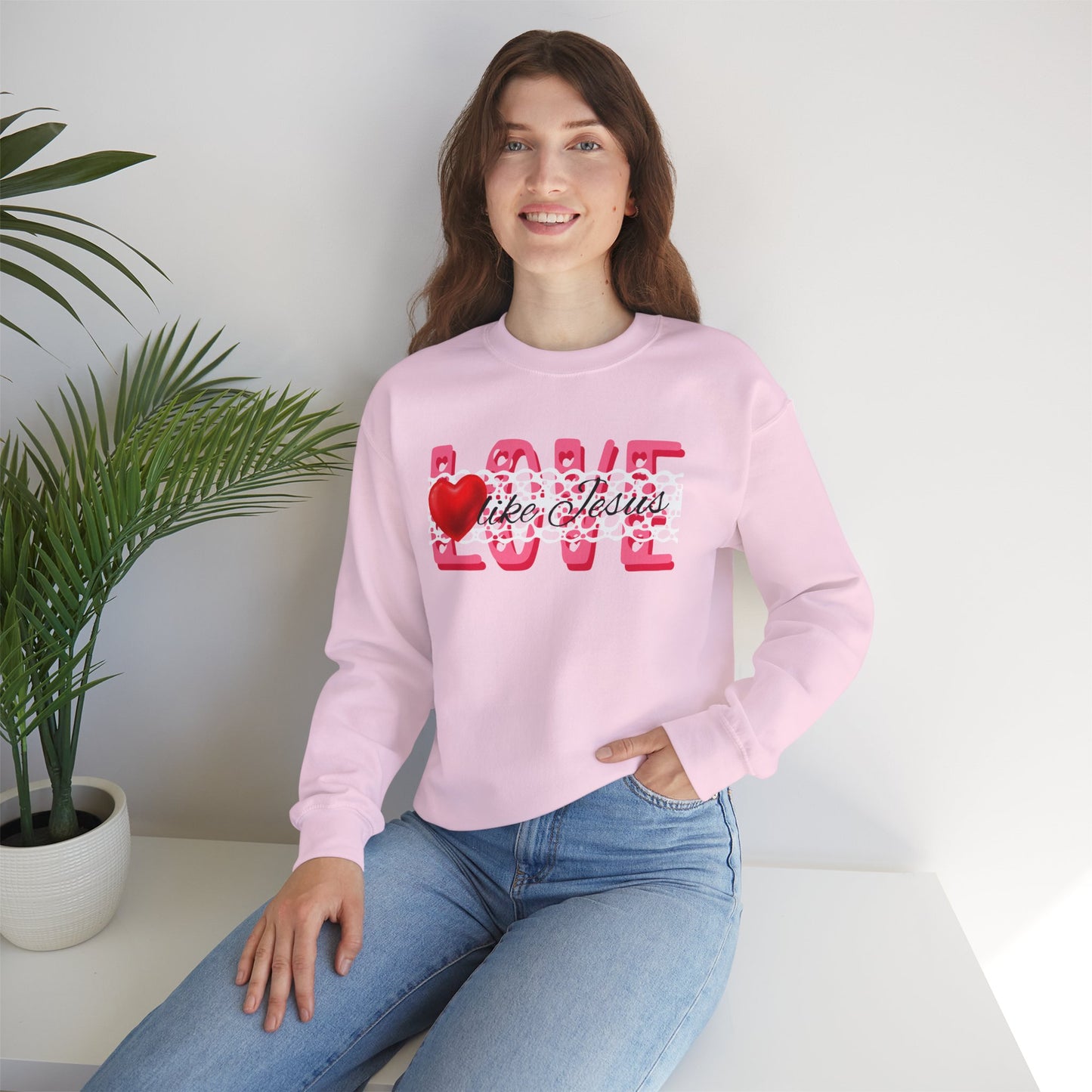 Love Like Jesus Crewneck Sweatshirt