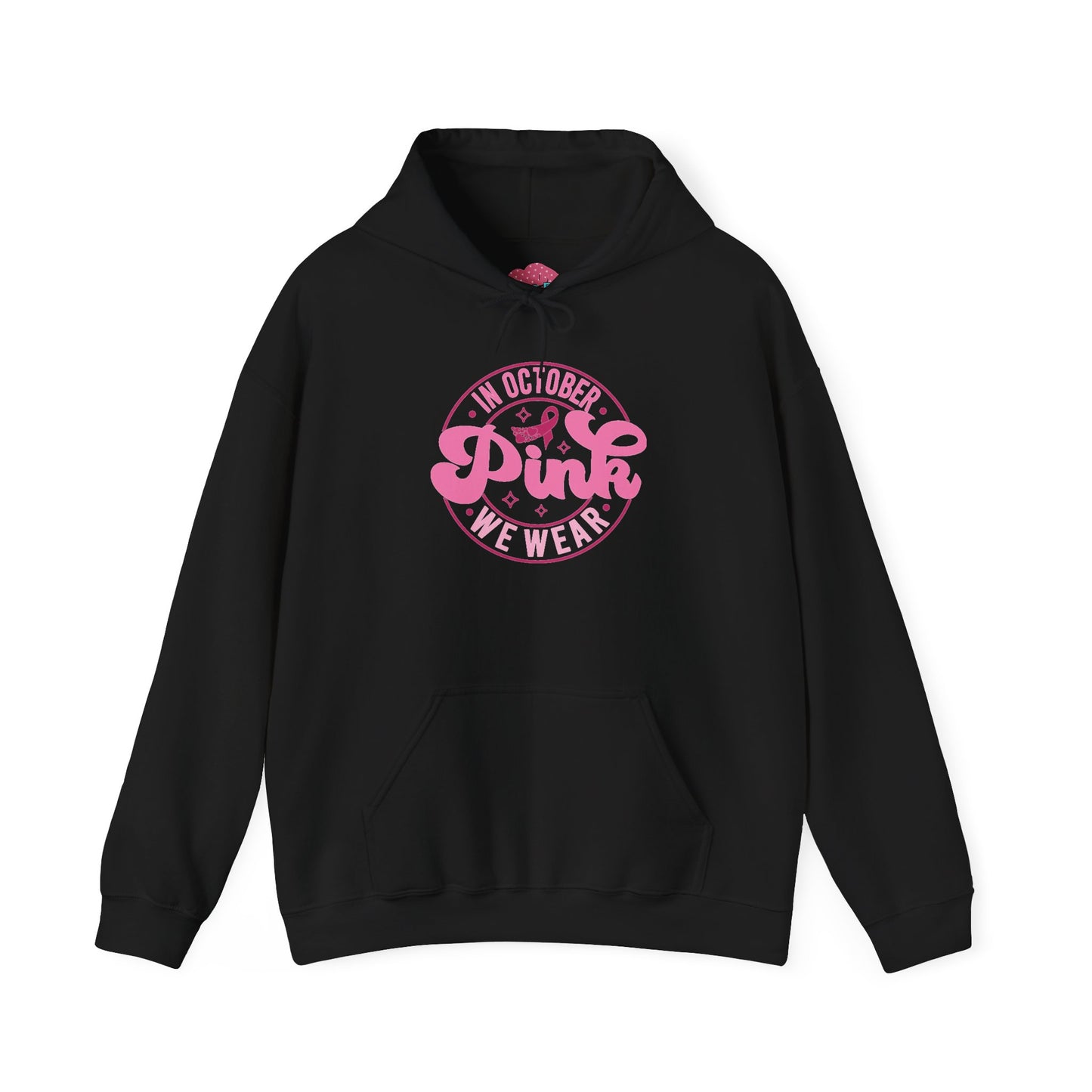 'In October We Wear Pink' Comfort Hoodie