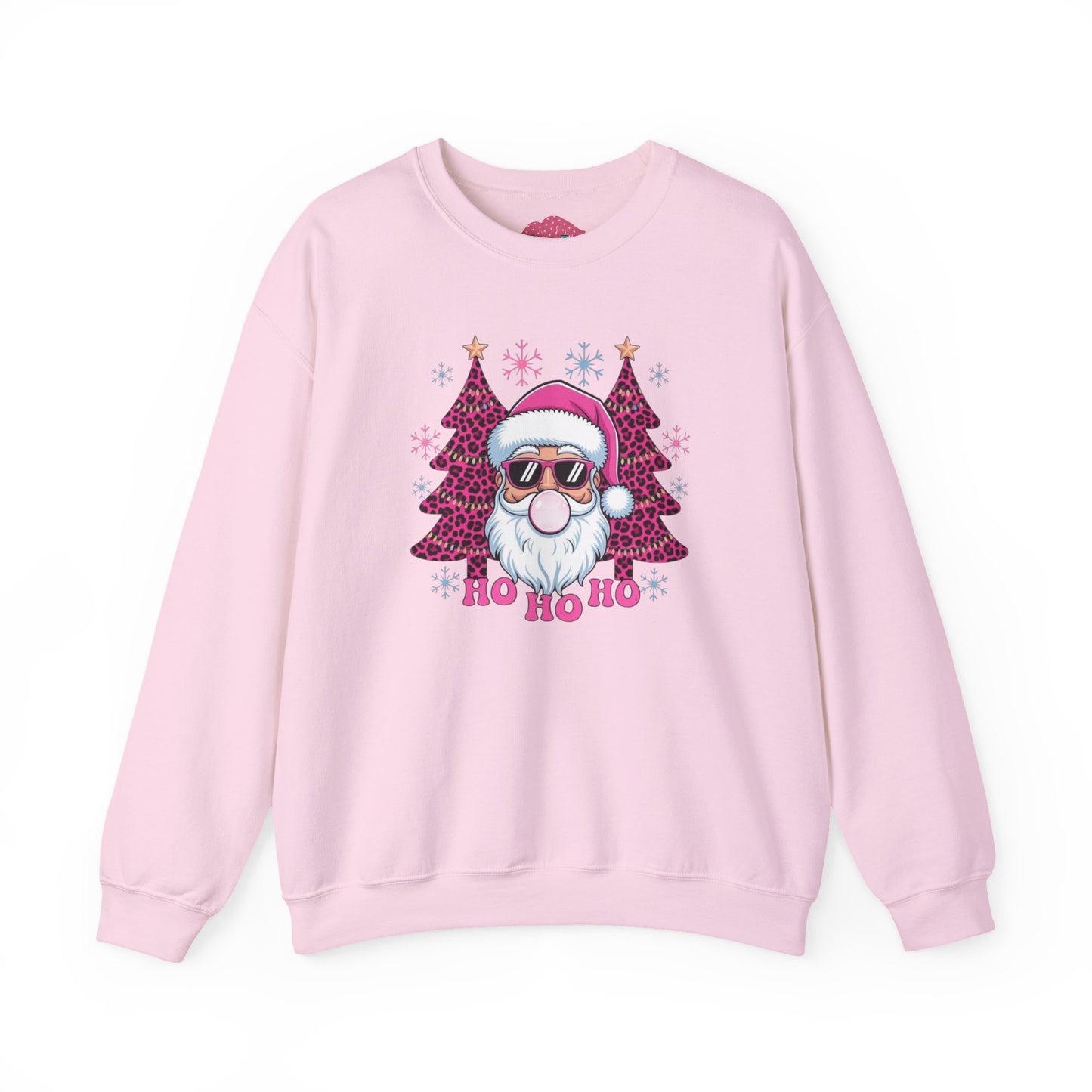 Santa Sunglasses “Ho Ho Ho” Holiday Crewneck Sweatshirt