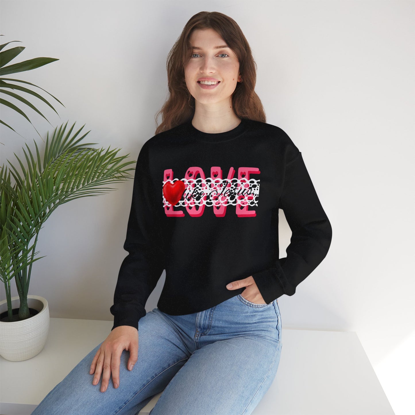 Love Like Jesus Crewneck Sweatshirt