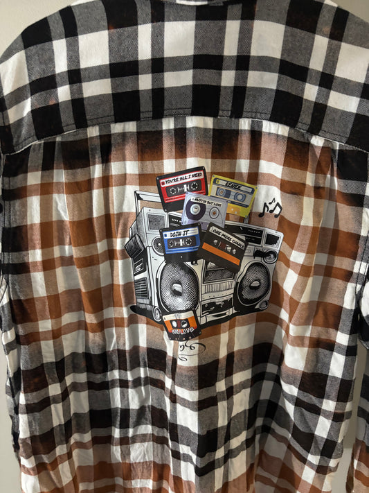 Boombox Bleached Flannel - Large