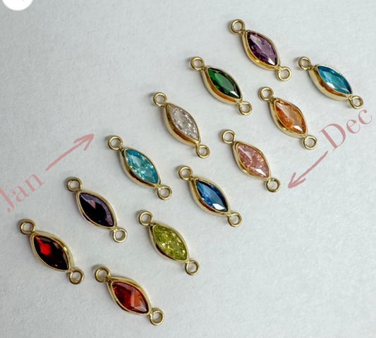 Birthstone Connectors -G- Marquee