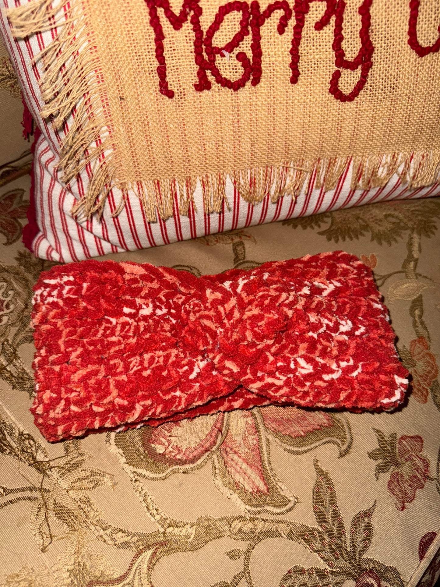 🍊 Creamsicle Luxe Crocheted Ear Warmer